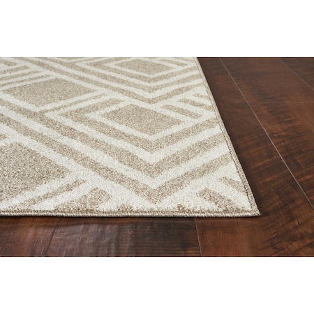 Palacedesigns 79 x 114 in. Beige Polypropylene Rug PA3687210